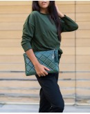 STELLAR QUILTED PADDED, CLUTCH BAG